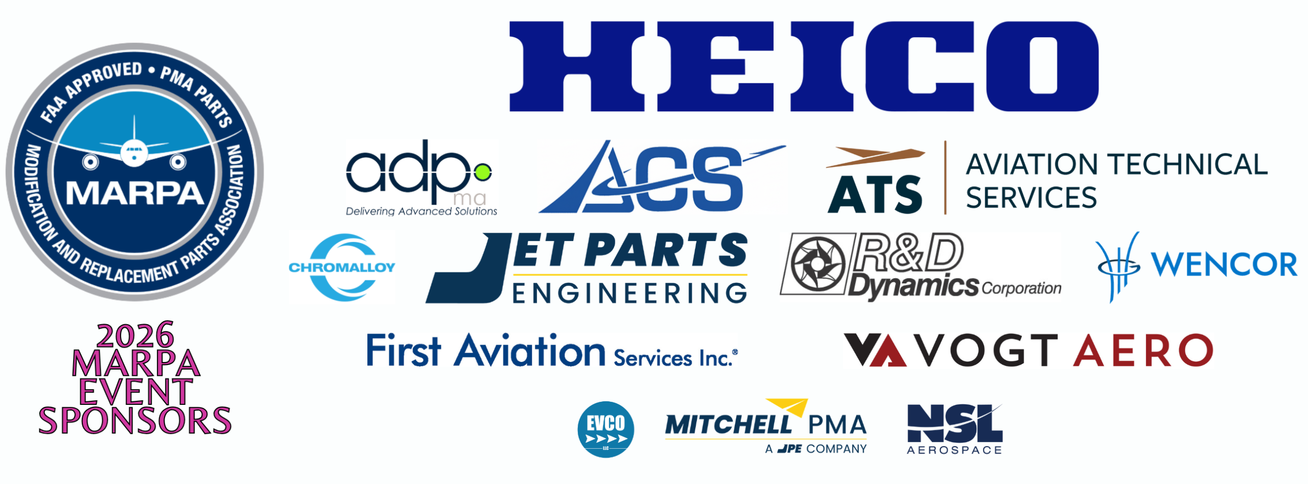 2026 MARPA Event Sponsors